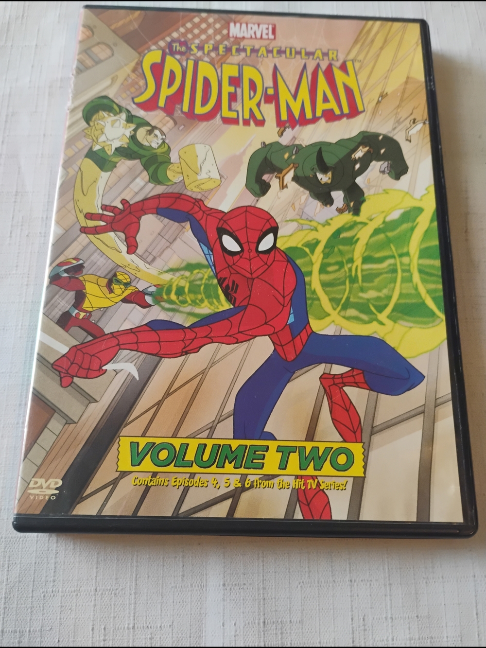 Marvel The Spectacular Spider-Man Volume Two DVD - Red & Blue Cover
